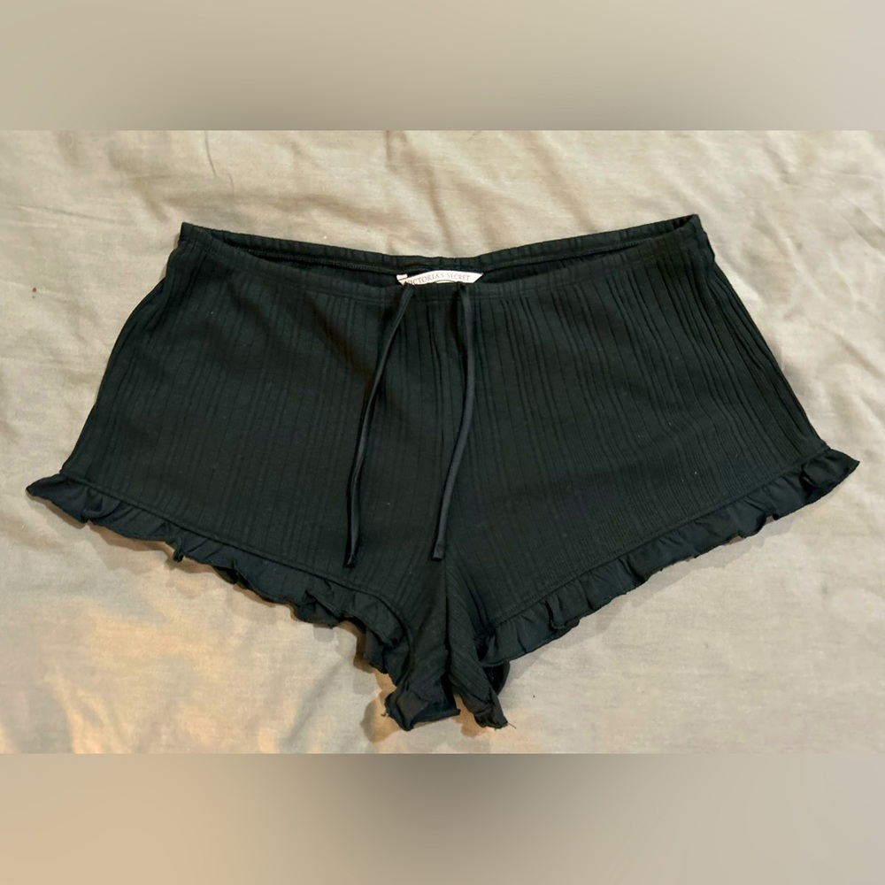 Small Victoria’s Secret pajama sleep shorts ruffle trim size S *new*